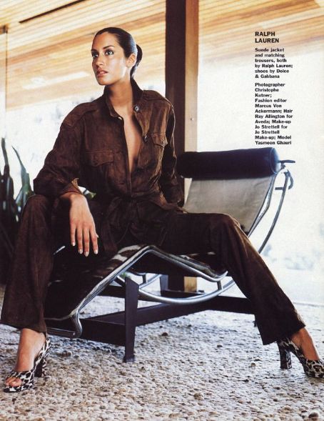 Yasmeen Ghauri - Marie Claire Italy November 1992 - FamousFix