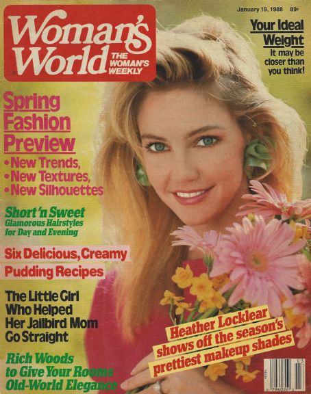 Heather Locklear, Woman's World Magazine 19 January 1988 Cover Photo 