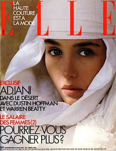 Isabelle Adjani, Elle Magazine 03 March 1986 Cover Photo - France