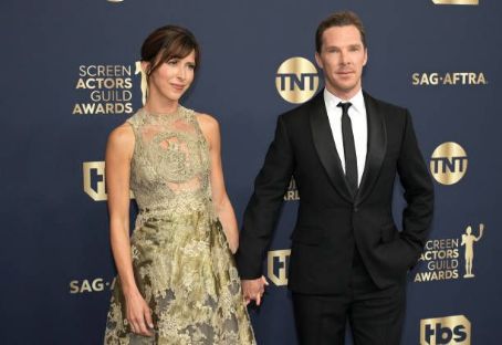 Benedict Cumberbatch and his wife Sophie Hunter - The 28th Annual Screen Actors Guild Awards - Arrivals