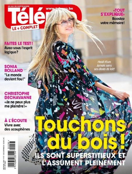 Heidi Klum - Télépro Magazine Cover [Belgium] (24 September 2022)