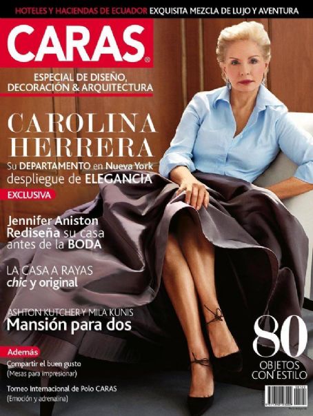 Carolina Hererra, Caras Magazine 15 September 2012 Cover Photo - Ecuador