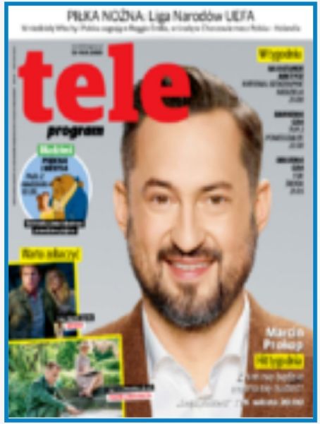 Marcin Prokop, Program Tele Magazine 13 November 2020 Cover Photo - Poland