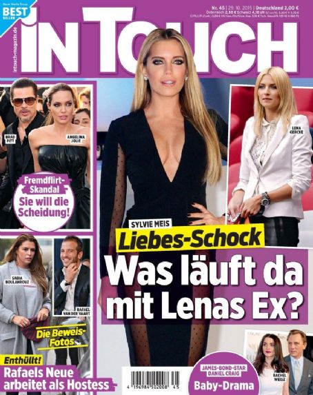 Lena Gercke, Sylvie Meis, In Touch Magazine 29 October 2015 Cover Photo