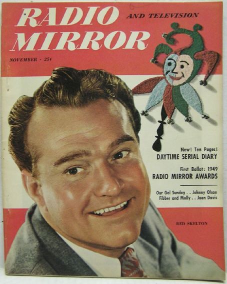 Red Skelton - Radio Mirror Magazine Cover [United States] (November 1949)