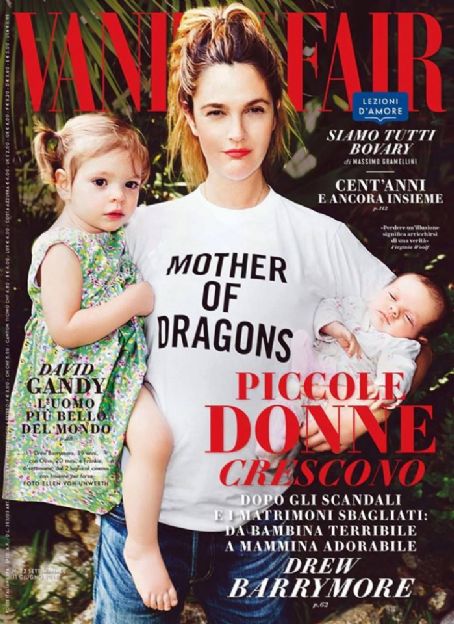 Drew Barrymore - Vanity Fair Magazine Cover [Italy] (11 June 2014)