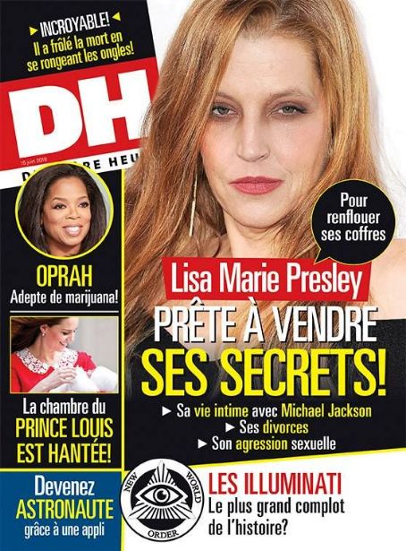 Lisa Marie Presley - Derniere Heure Magazine Cover [Canada] (15 June 2018)