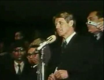 Robert F. Kennedy's speech on the assassination of Martin Luther King Jr.