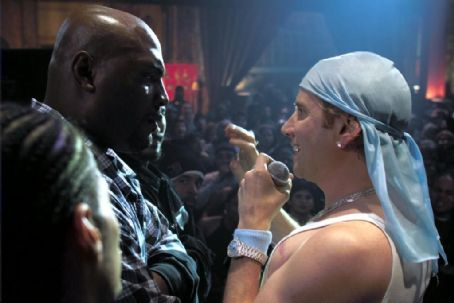 Big Steele (left) and Jamie Kennedy in Warner Bros. Pictures hip-hop comedy 'Malibu's Most Wanted.'