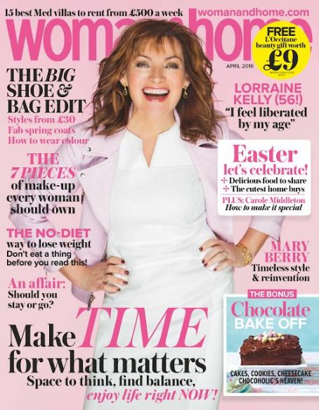 Lorraine Kelly, Woman & Home Magazine April 2016 Cover Photo - United ...