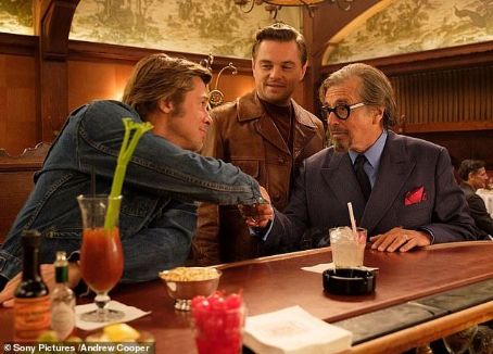 Brad Pitt, Leonardo DiCaprio and Margot Robbie epitomize 1960s culture in first set photos of Tarantino's Manson flick Once Upon a Time in Hollywood