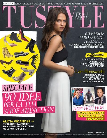 Alicia Vikander, Tu Style Magazine 05 September 2016 Cover Photo - Italy