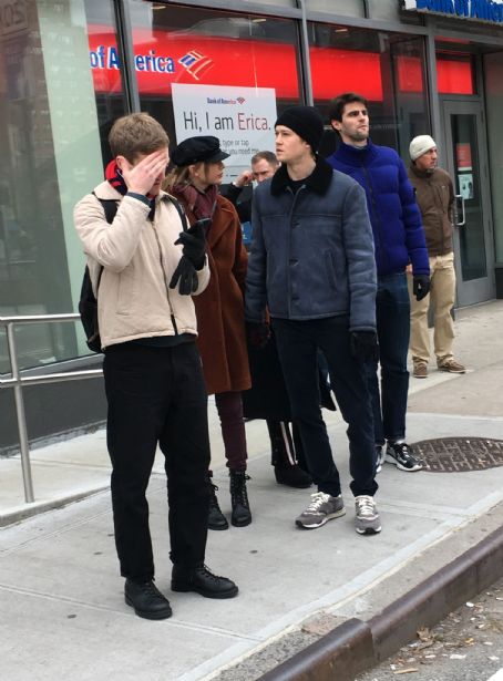 Taylor Swift and Joe Alwyn with friends in West Village, New York