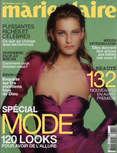 Reka Ebergenyi, Marie Claire Magazine September 2004 Cover Photo - France