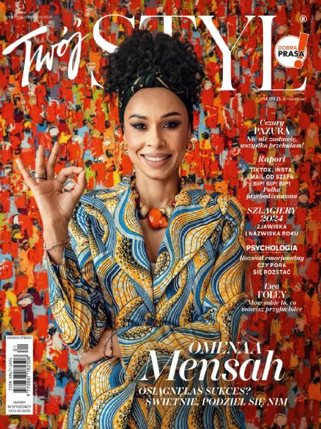 Omenaa Mensah, Twój Styl Magazine January 2025 Cover Photo - Poland