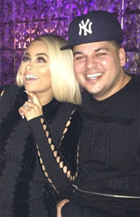 Blac Chyna and Rob Kardashian at Ace of Diamonds in West Hollywood, California - April 4, 2016