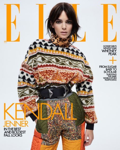 Kendall Jenner - Elle Magazine Cover [United States] (August 2021)