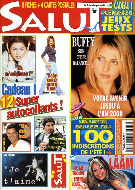 Sarah Michelle Gellar - Salut! Magazine Cover [France] (August 1999)