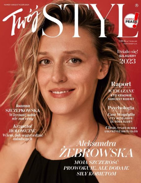 Aleksandra Adamczyk Twój Styl Magazine 01 January 2024 Cover Photo Poland 9615