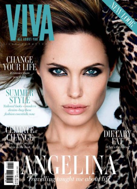 Angelina Jolie, VIVA Magazine August 2014 Cover Photo - United Arab ...