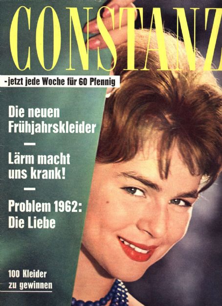 Cornelia Froboess, Constanze Magazine March 1962 Cover Photo - Germany