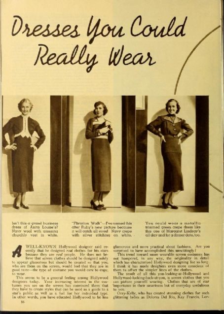 Anita Louise - Modern Screen Magazine Pictorial [United States] (February 1935)