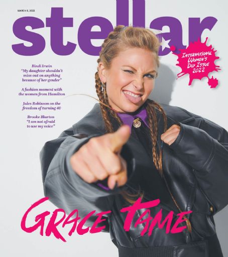 Grace Tame, Stellar Magazine 06 March 2022 Cover Photo - Australia