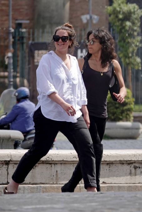 Michelle Rodriguez – On vacation in Rome