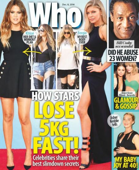 Fergie, Khloé Kardashian - Who Magazine Cover [Australia] (8 December 2014)