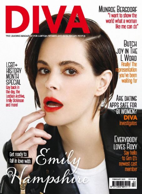 Emily Hampshire, Diva Magazine February 2023 Cover Photo - United Kingdom