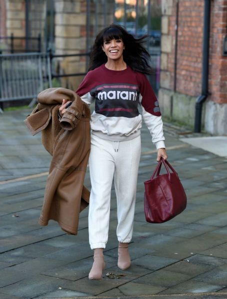 Jenny Powell – All smiles as she leaves Hits Radio Station in Manchester