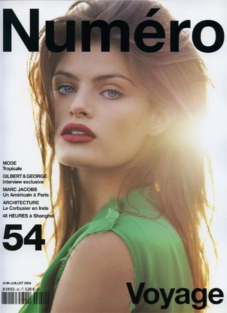 Isabeli Fontana, Greg Kadel, Numero Magazine June 2004 Cover Photo - France