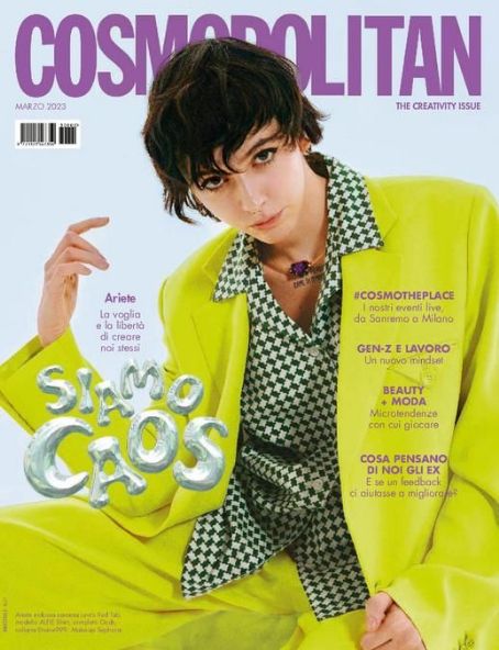 Ariete (singer) - Cosmopolitan Magazine Cover [Italy] (March 2023)