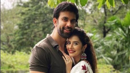 Charu Asopa and Rajeev Sen